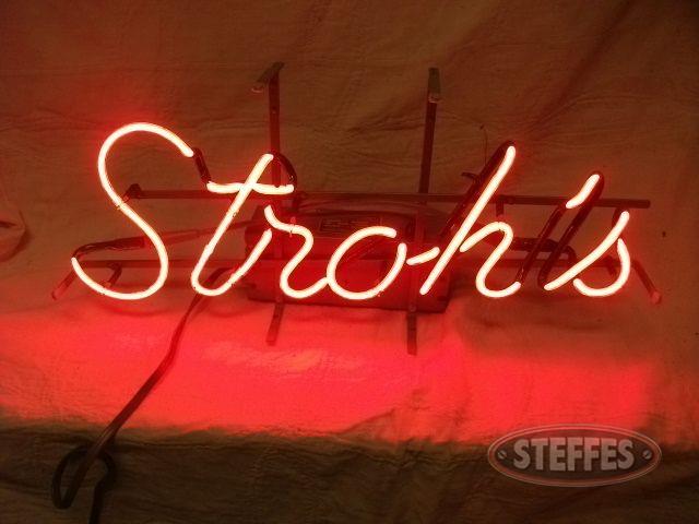 Neon Sign Strohs